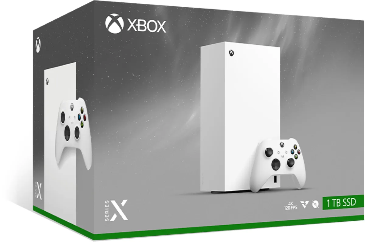 Игровая консоль Xbox Series X 1TB Digital, белая.