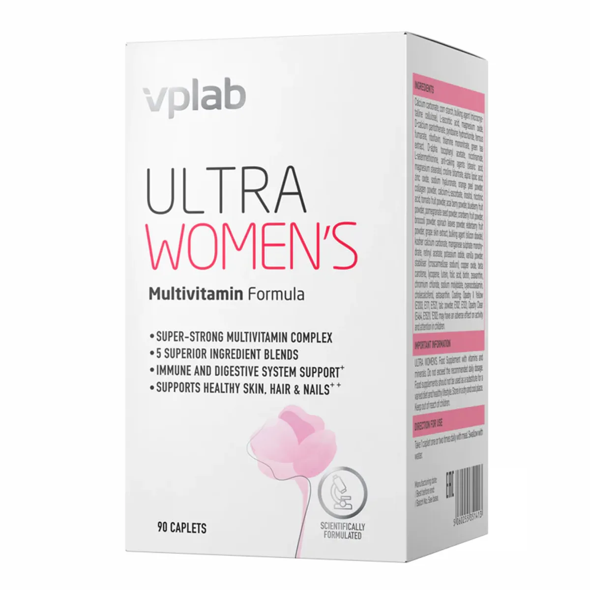 Мультивитамины VPLab Ultra Women 90 капсул для здоровья женщин и красоты