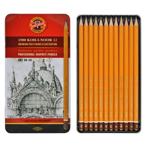 Графічні олівці KOH-I-NOOR 1500 12 шт.