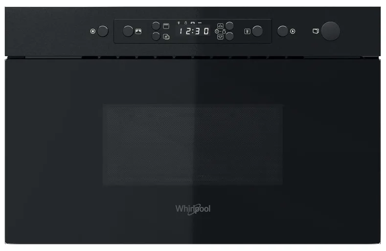Мікрохвильова піч Whirlpool з грилем 22 л 59,5х38,2х32 см Чорна