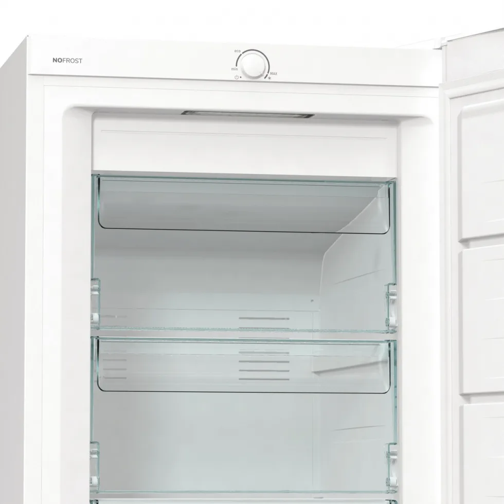 Морозильник Gorenje, 185.5x59.5x66.3 см, 280 л, однодверний, клас енергоефективності A++, No Frost, внутрішній дисплей, інверторни