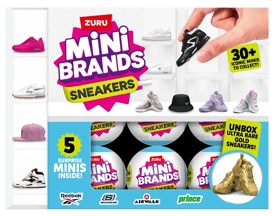 Ігровий набір Zuru Mini Brands Фігурки спортивного взуття 5 шт Пластик Універсальний