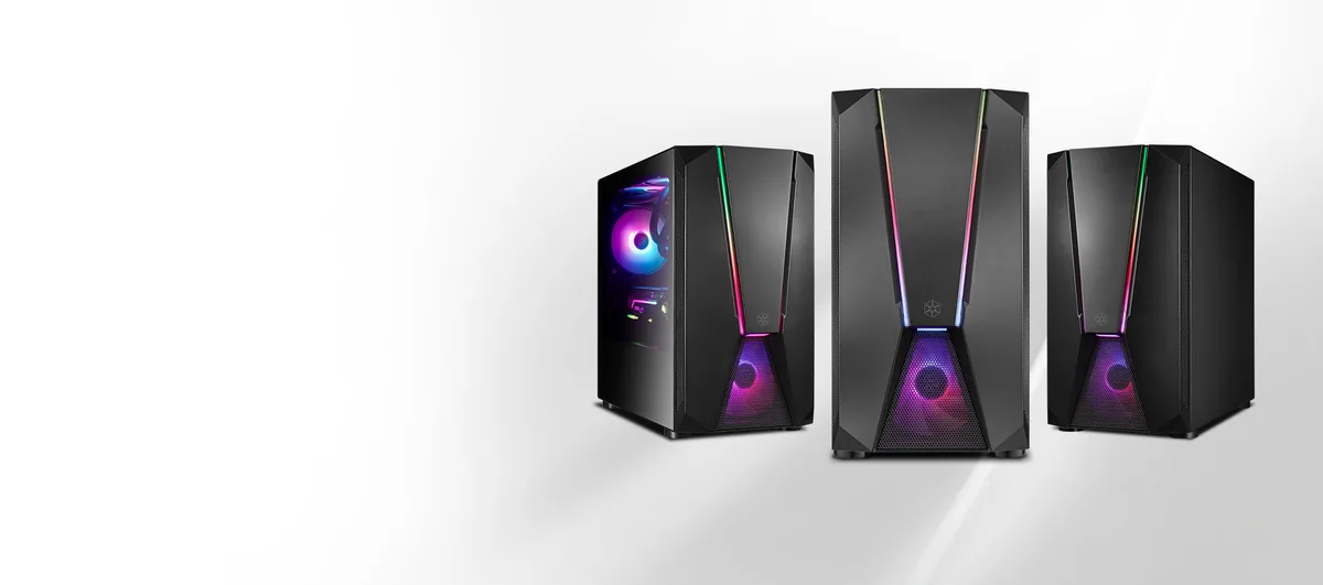 Корпус SilverStone Fara FAV1MB-PRO без БП, 2xUSB3.0, 2xUSB2.0, 1x120мм, ARGB VGA 379мм, LCS ready, TG боковая панель, mATX, черный.
