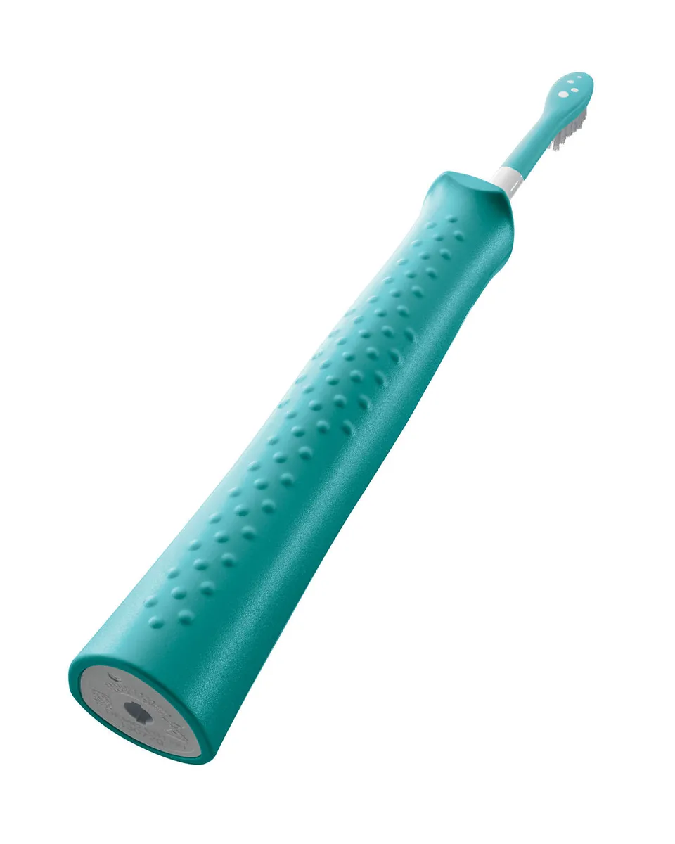 Електрична зубна щітка Philips Sonicare для дітей, 62 тис. коливань/хв, 2 насадки, Bluetooth, блакитна.