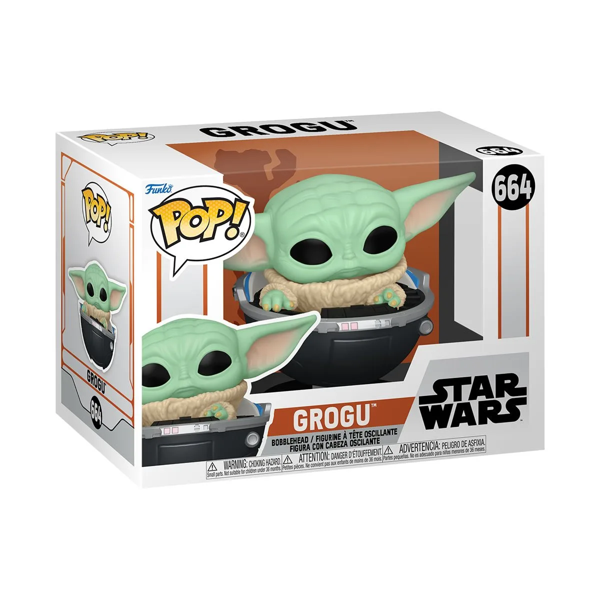 Фігурка Funko POP Star Wars вініл 10 см Grogu