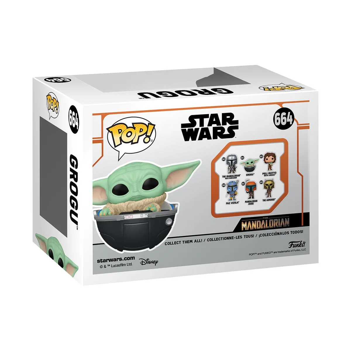 Фігурка Funko POP Star Wars вініл 10 см Grogu