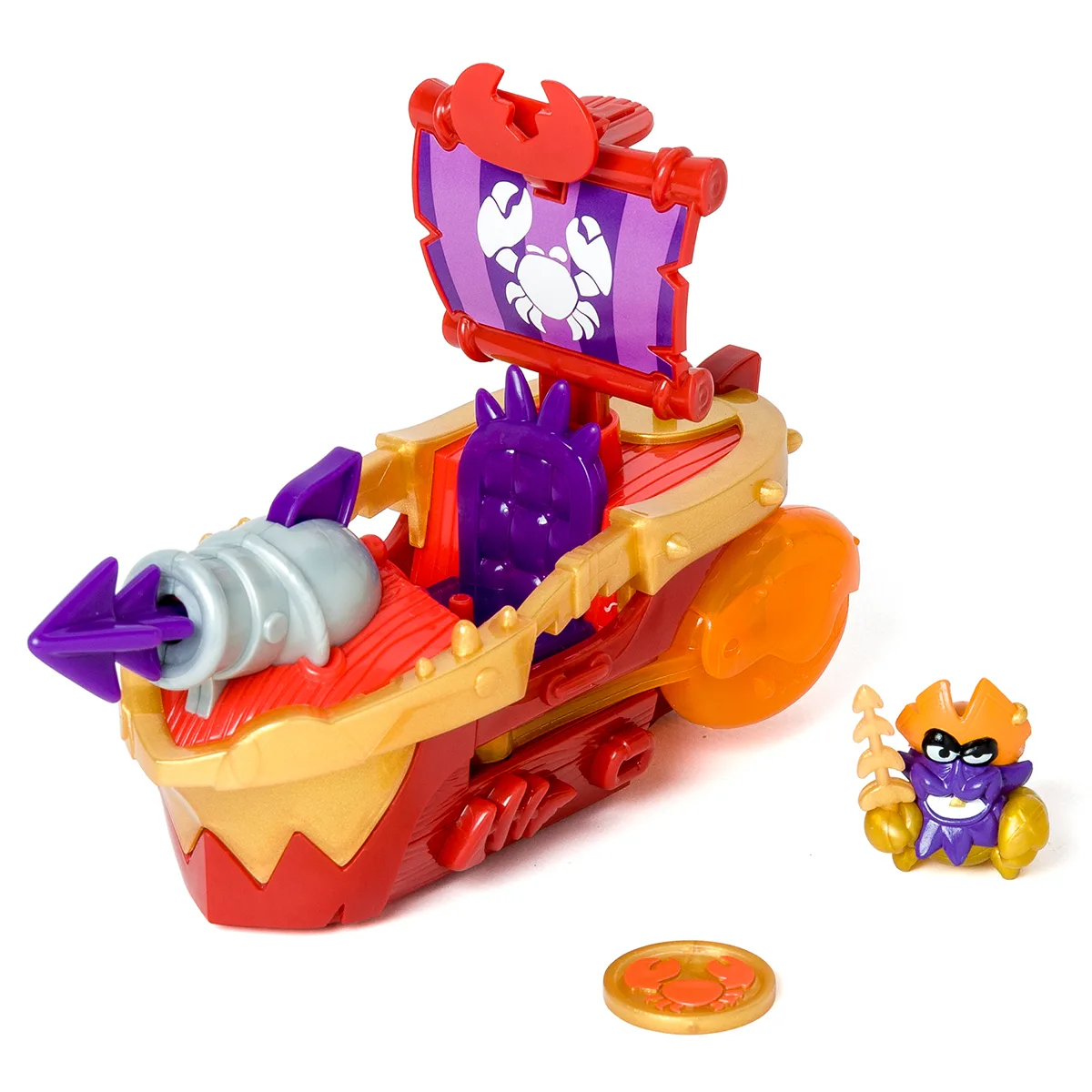 Игровой набор Piratix Пиратский корабль 14.5х6.5х12.5 см пластик комбинированный