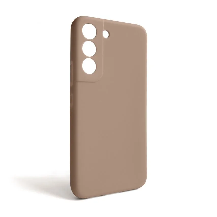 Чохол силиконовий для Samsung S22/S901 бежевий