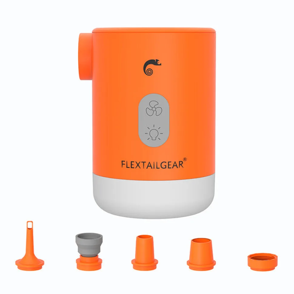 Насос-ліхтар Powerbank Flextail 5х5х8 см ABS-пластик помаранчевий