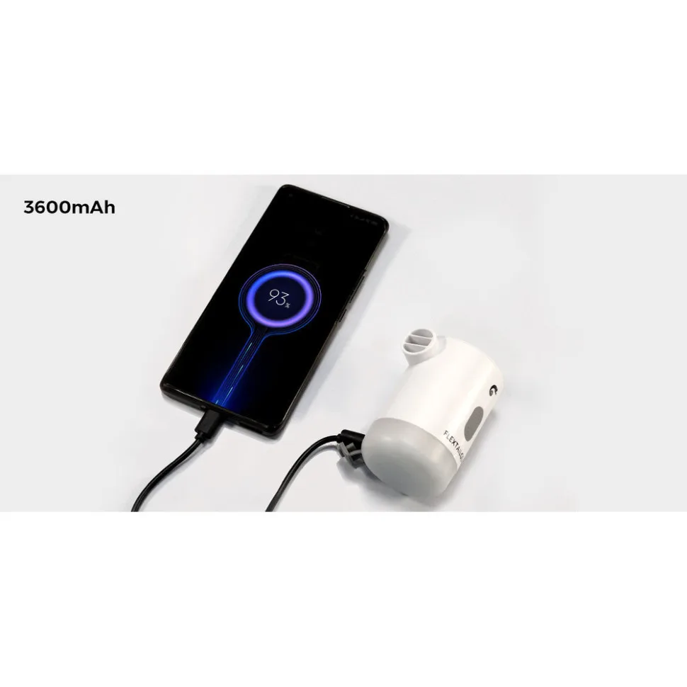 Насос-ліхтар Powerbank Flextail 5х5х8 см ABS-пластик помаранчевий