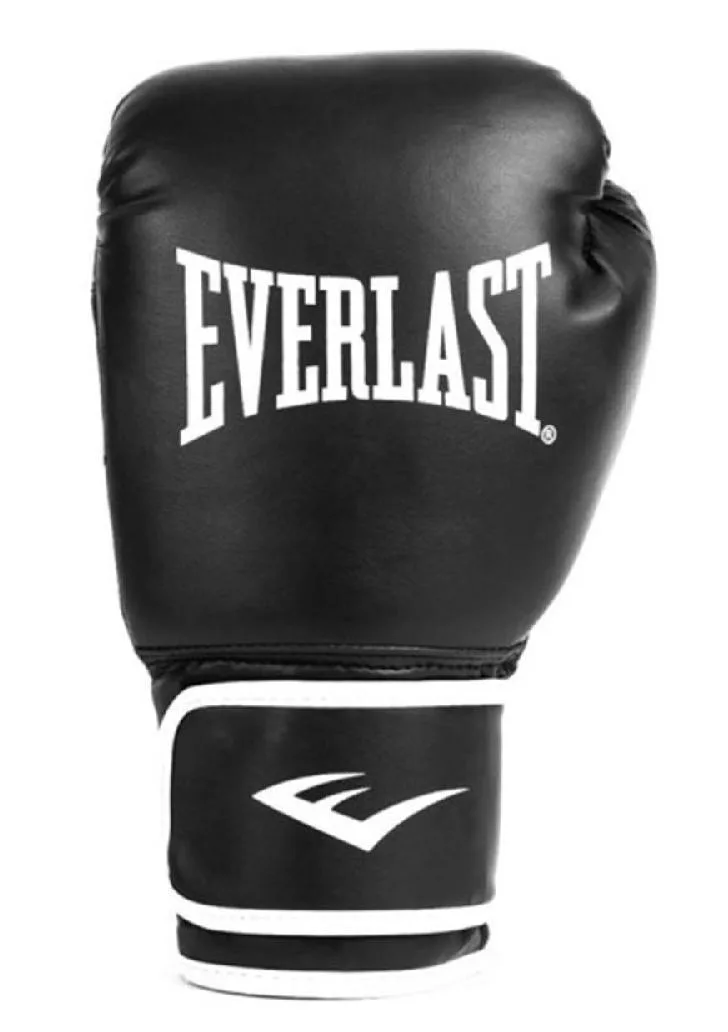 Боксерські рукавиці Everlast шкіра L чорний