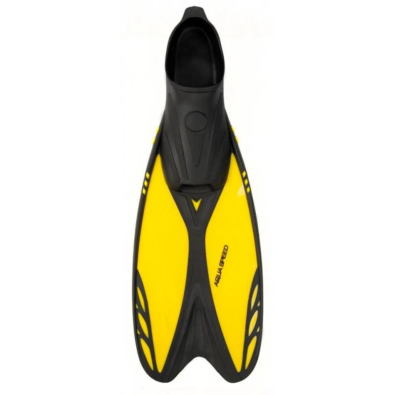 Ласти AQUA SPEED гумові 28-30 чорний жовтий