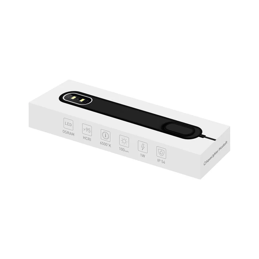 Світлодіодний світильник AquaLighter Pico Soft 17 Вт Soft touch 17x25 мм чорний