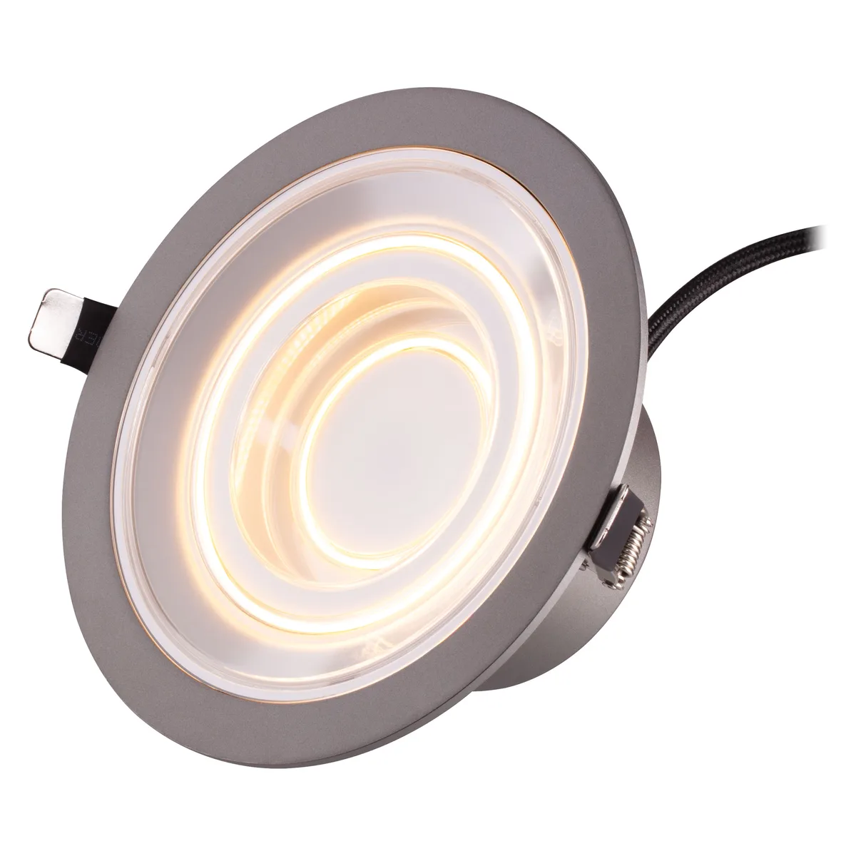 Світильник даунлайт LEDVANCE Decor Filament Echo 7Вт 650Лм 2700K 166мм сірий