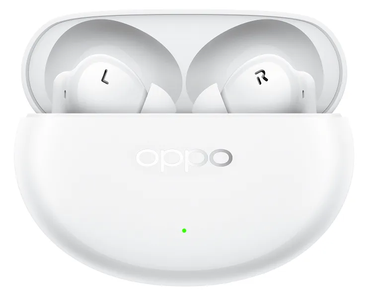 Гарнітура OPPO бездротова пластикова 12,4 мм біла з вологозахистом IP55