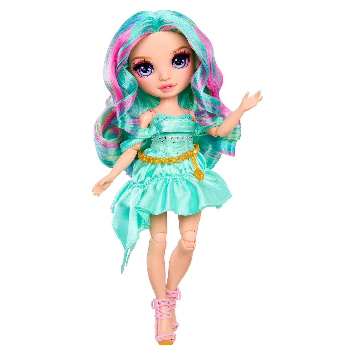 Лялька Rainbow High 27 см комбіновані матеріали м’ятно-зелена