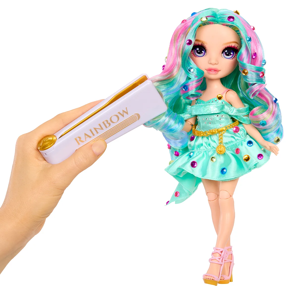 Лялька Rainbow High 27 см комбіновані матеріали м’ятно-зелена