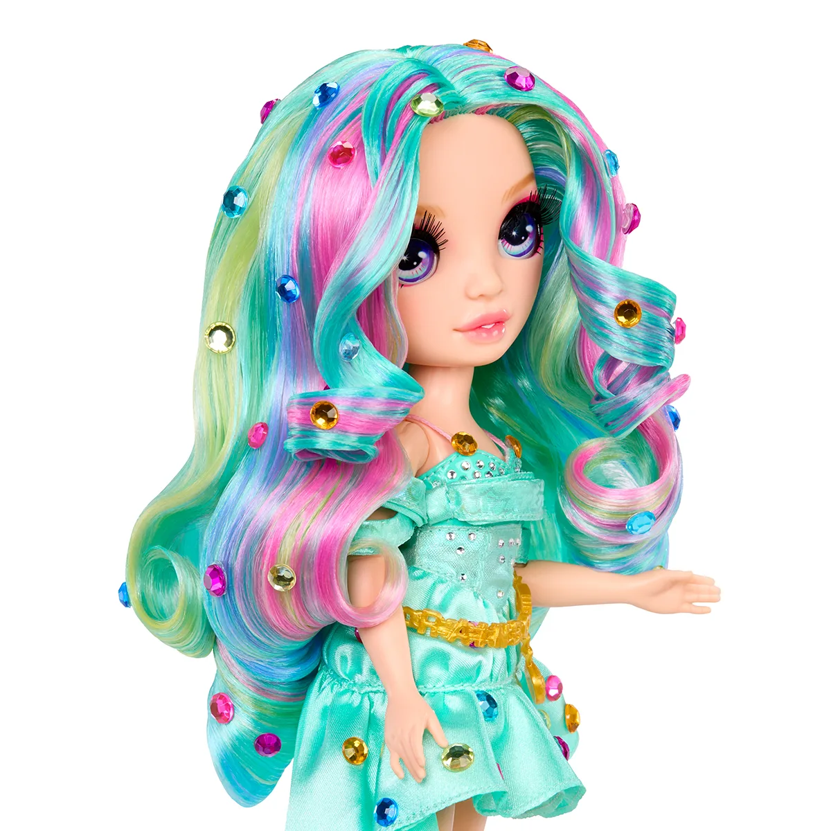 Лялька Rainbow High 27 см комбіновані матеріали м’ятно-зелена