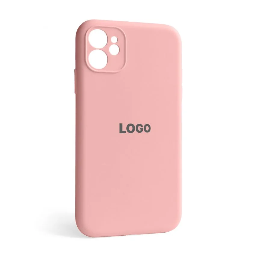 Чохол Silicone Case для Apple iPhone 12 силікон 12 закрита камера рожевий