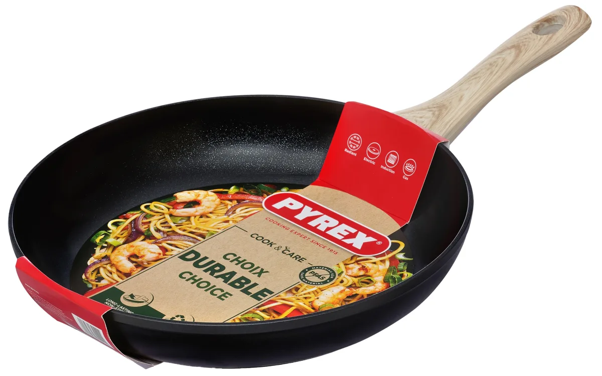 Сковорода Pyrex алюмінієва 30 см класична з антипригарним покриттям