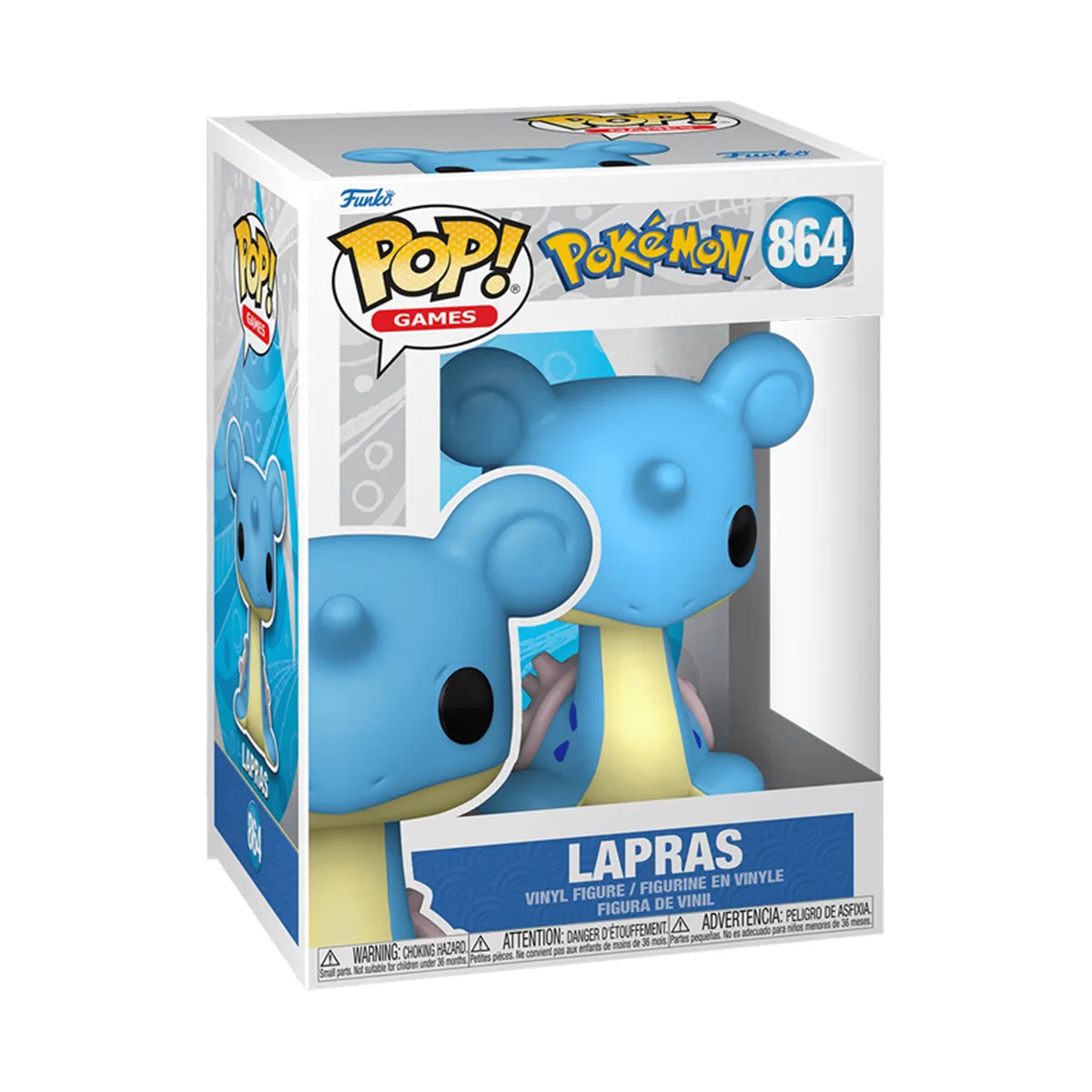 Ігрова фігурка Funko POP! вініл 6х5,5х11,4 см Лапрас