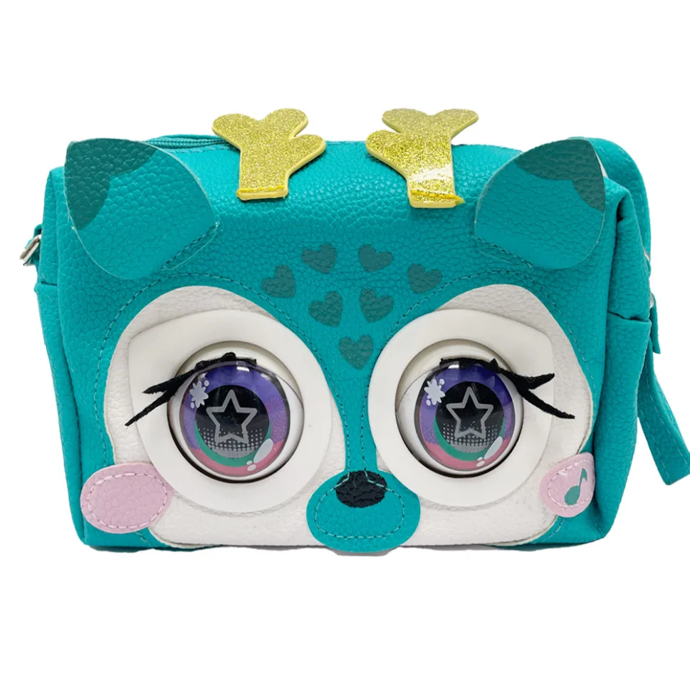Інтерактивна сумочка Little Winking Elf Bambi Плюш 25 см Рожева