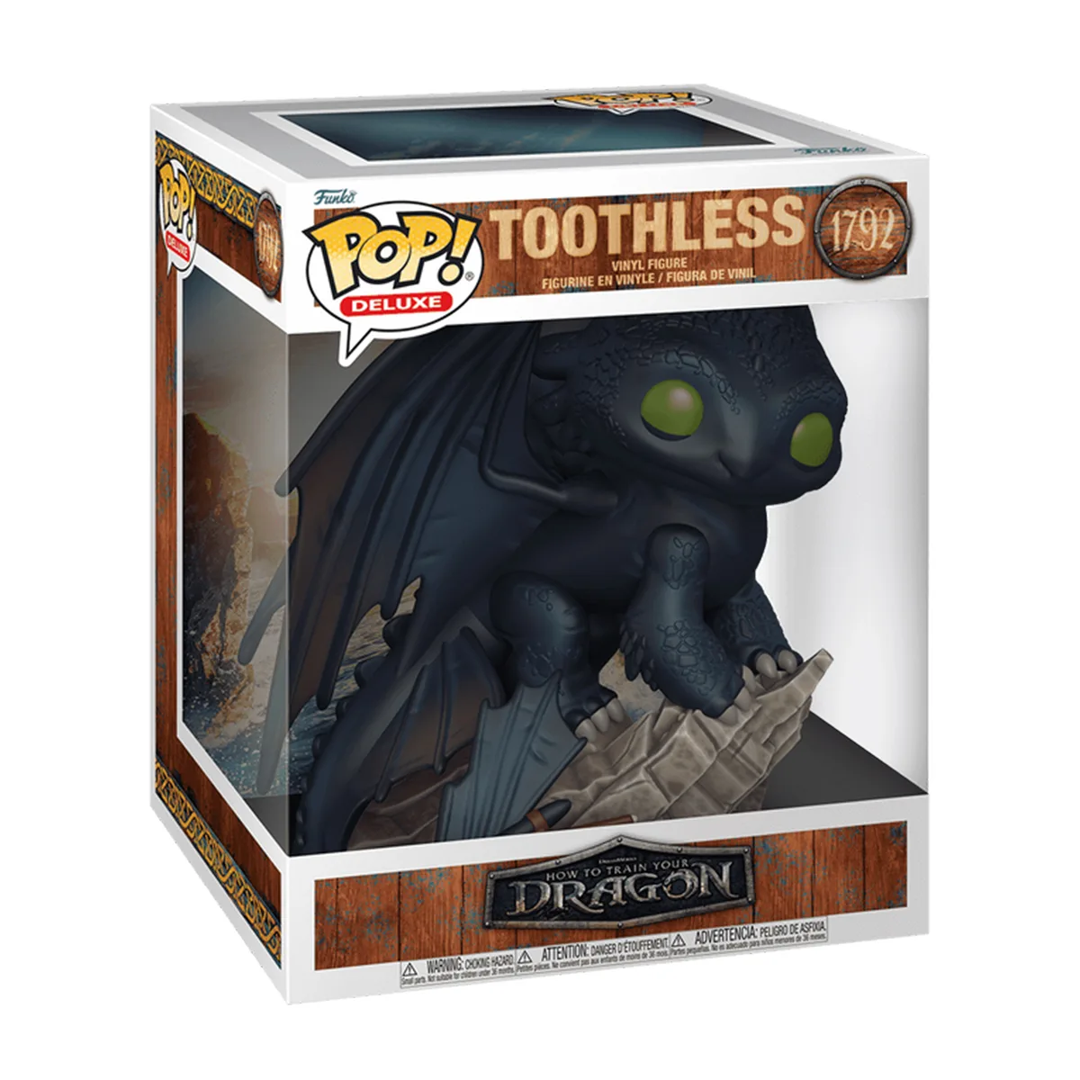 Ігрова фігурка Funko POP! вініл 9,6 см Беззубик чорний