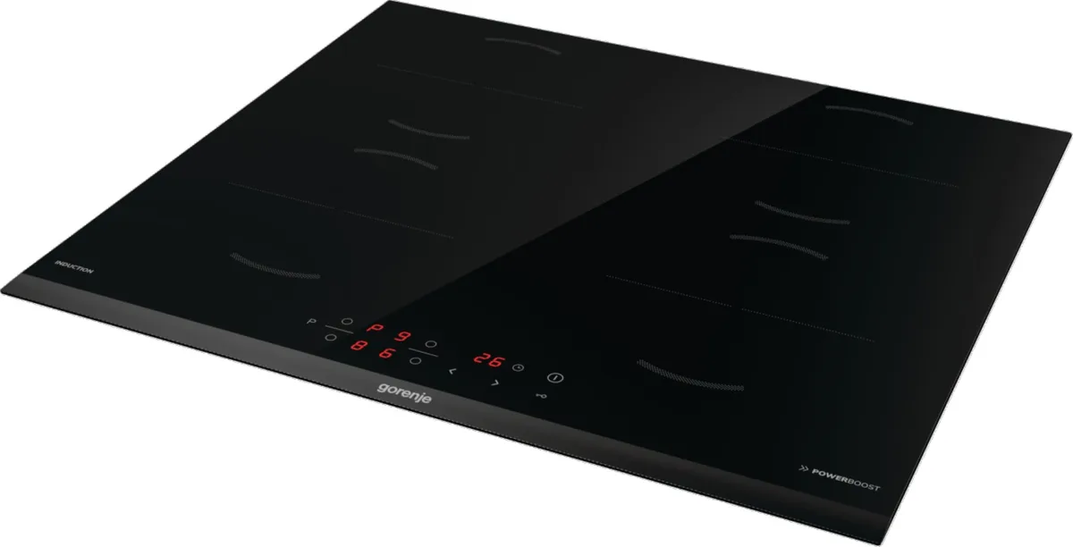 Варочная панель Gorenje индукционная 60 см черная PowerBoost TouchControl