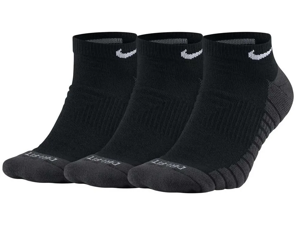 Шкарпетки NIKE поліестер 46-50 чорний 3 пари
