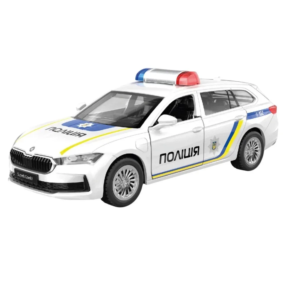 Дитяча автомодель TechnoDrive металева 1:43 поліція