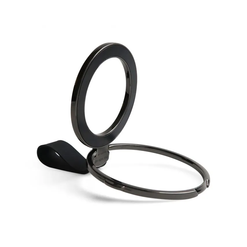 Магнітне кільце MagSafe метал 360° колір чорний