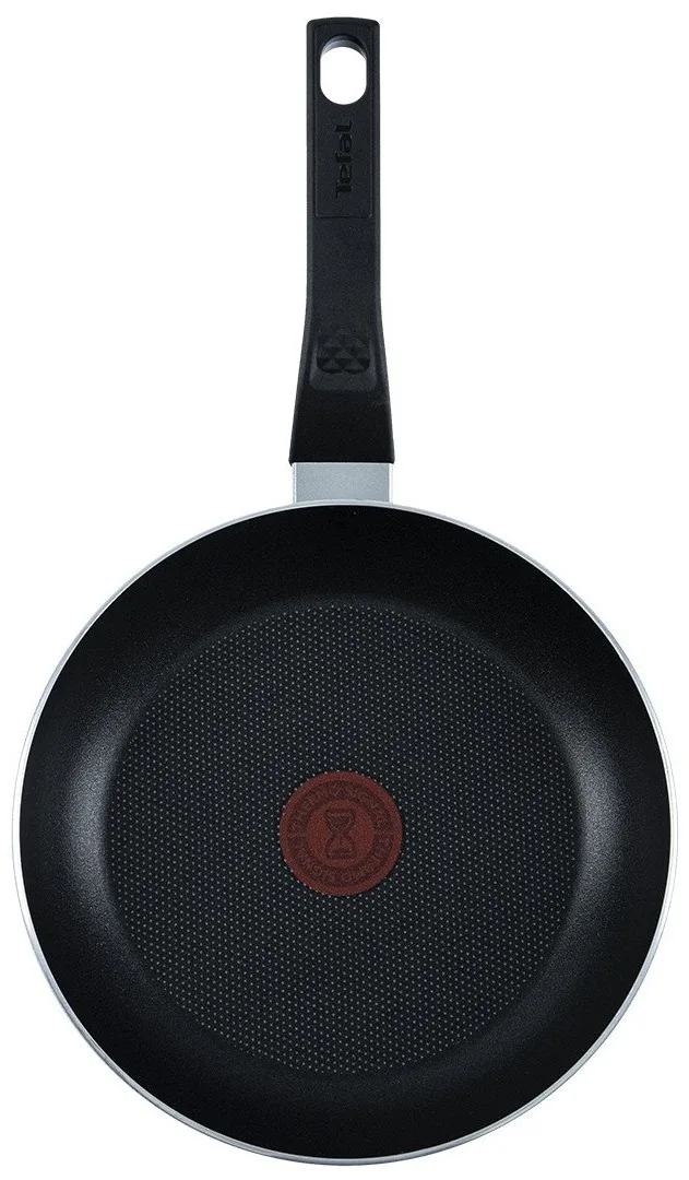 Сковорода Tefal Simply Clean, 28 см, алюмінієва, з бакелітовою ручкою, чорного кольору.