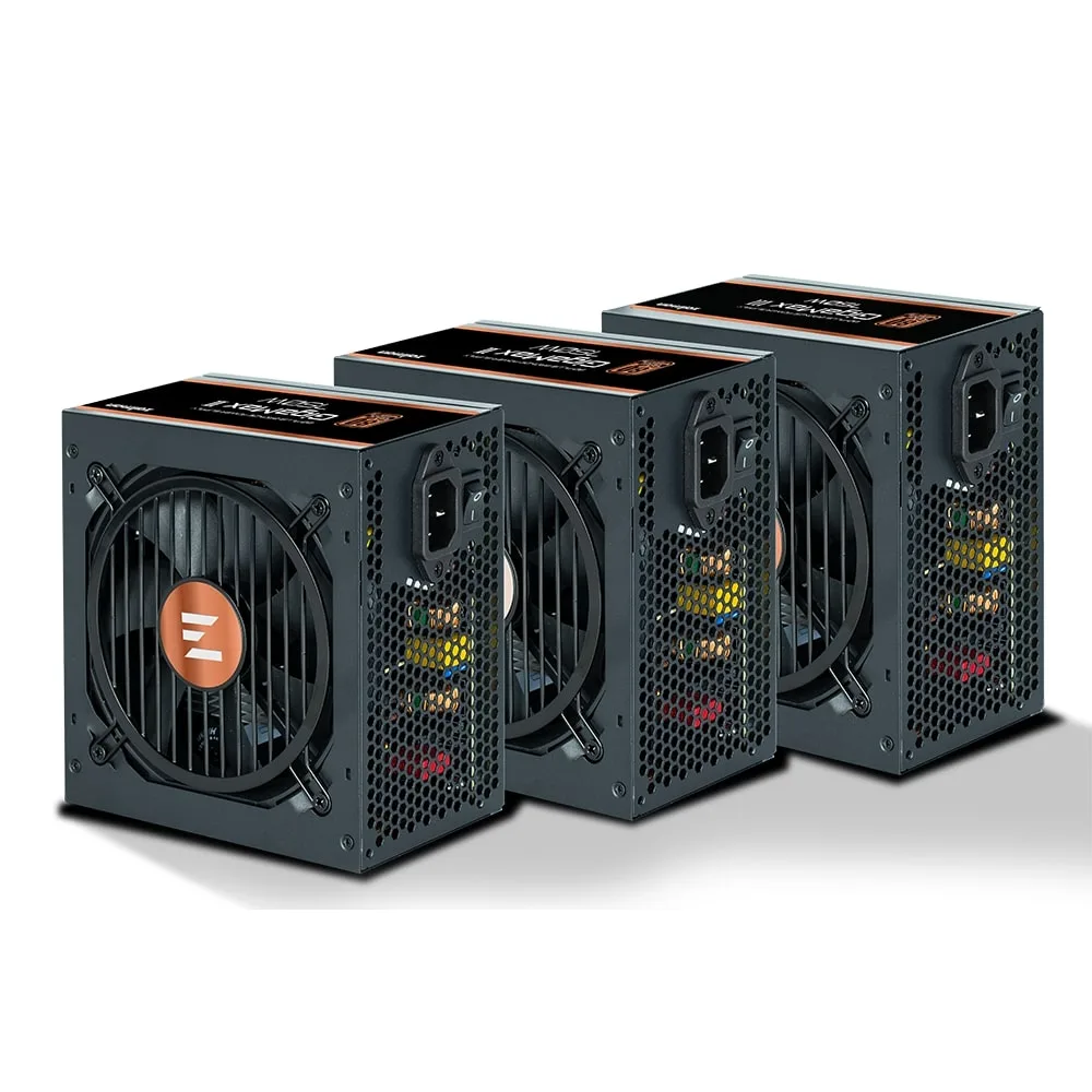 Блок живлення Zalman Gigamax 3  (750W), 88%, 80+ Bronze, 120мм, 1xMB 24pin(20+4), 2xCPU (8pin(4+4)+8pin), 3xMolex, 6xSATA, 4xPCIe 8pin(6+2), 1xPCIe GEN5 16pin, Semi Modular