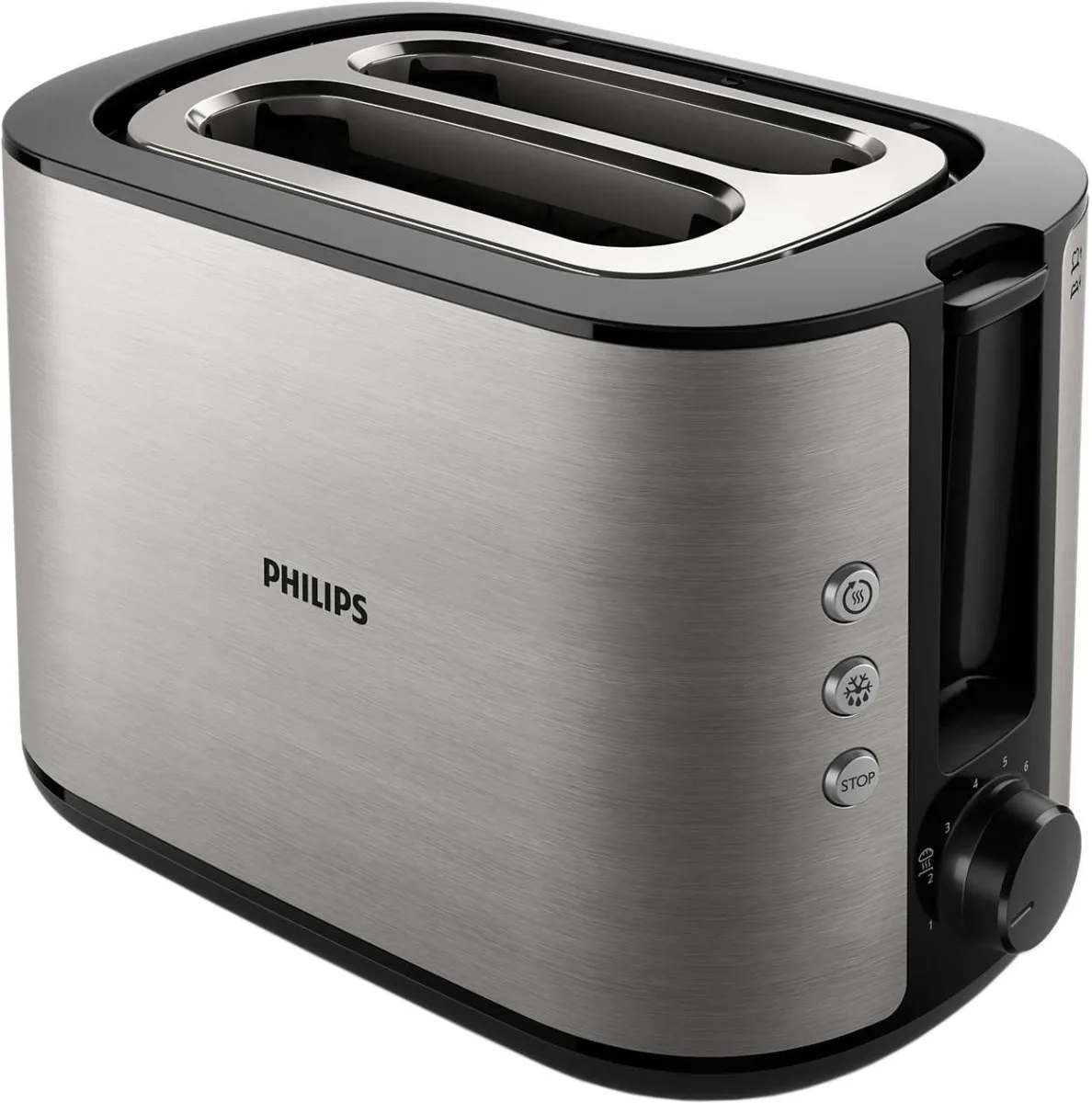 Тостер Philips металевий 30х17,2х20,1 см нержавіюча сталь 950 Вт 8 режимів