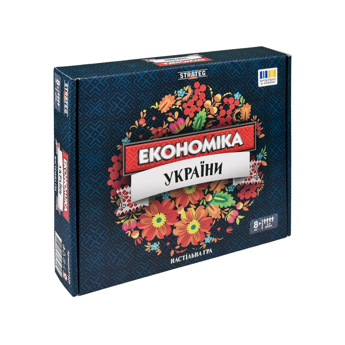 Настільна гра Економіка України для 2-4 гравців 8+ картонна 34х29,1х5,7 см
