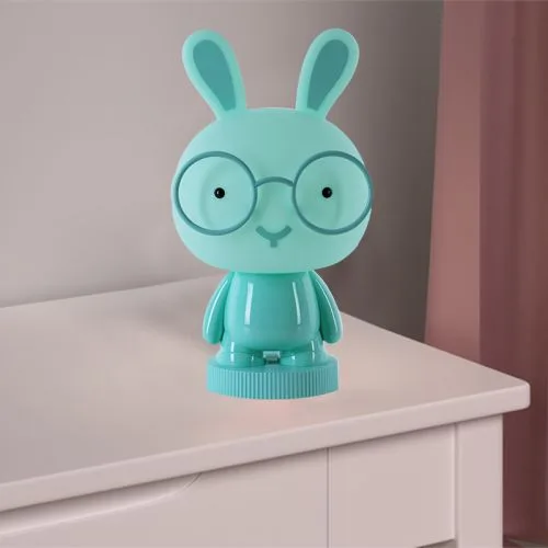Світильник-нічник LED із акумулятором Bunny зелений для дитячої кімнати.