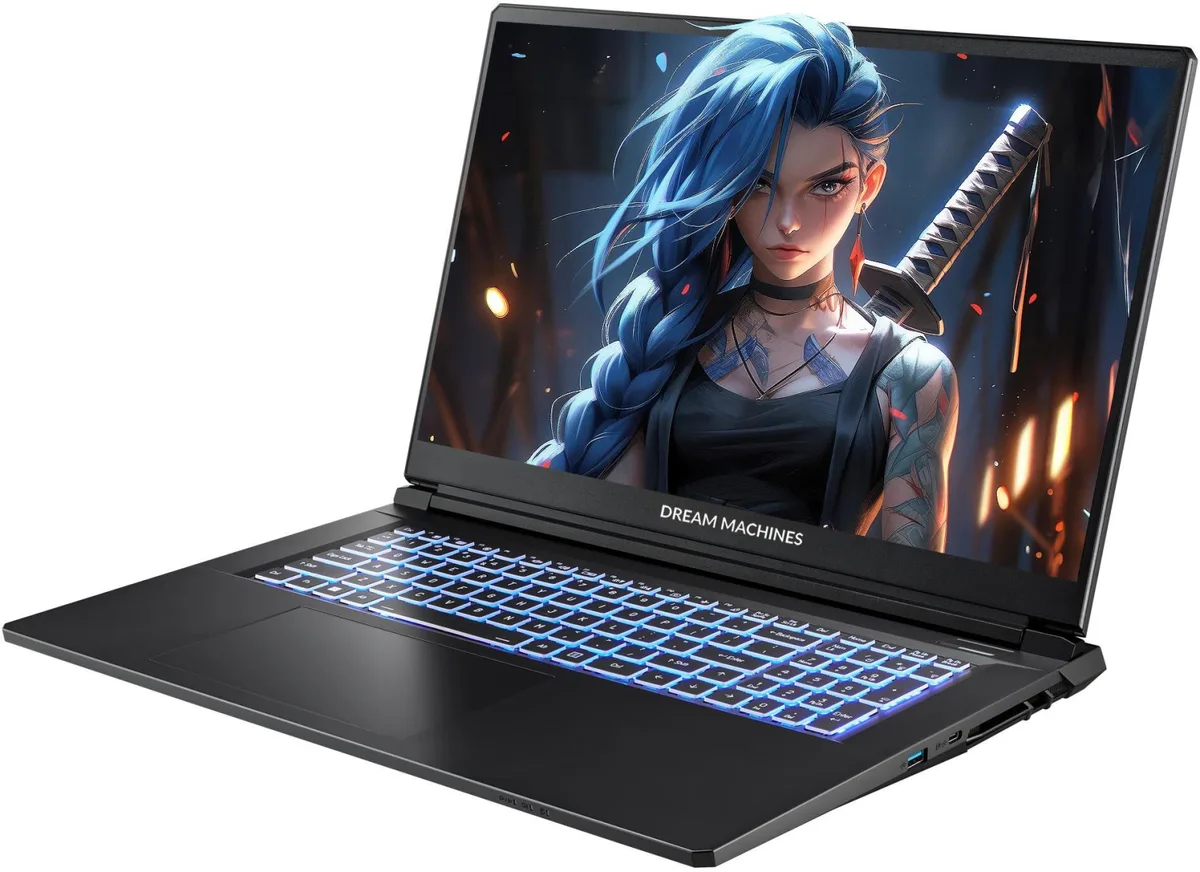 Ноутбук Dream Machines RG5050-17 17.3FHD IPS, Intel i7-13620H, 32GB, F2TB, NVD5050-8, DOS, черный