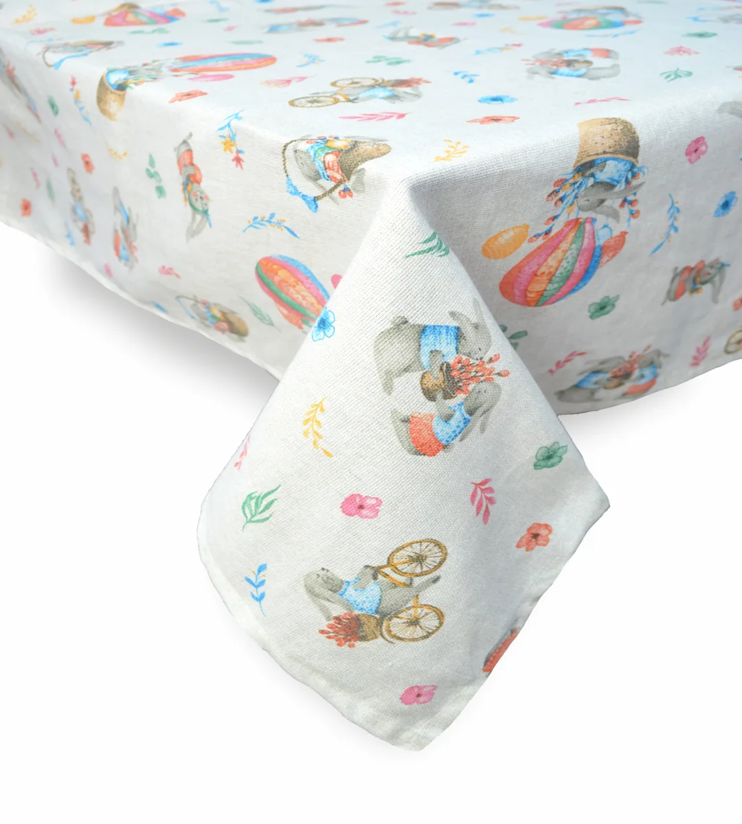 Скатертина Home Line 150х220 см Бавовна Білий
