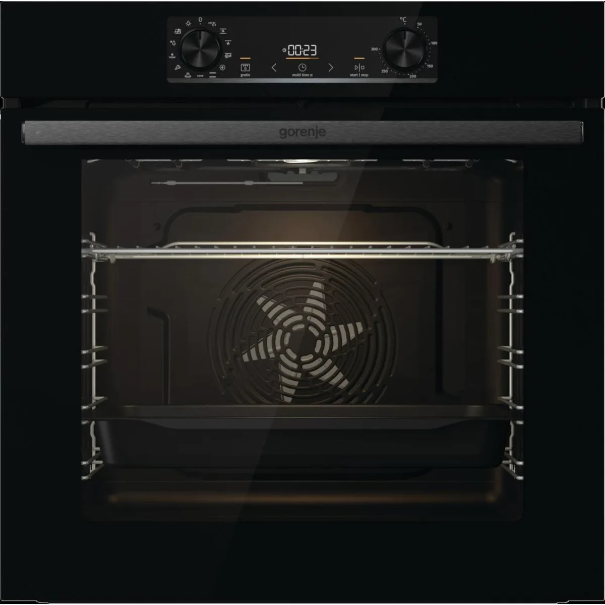 Духова шафа Gorenje електрична 77л чорна A+ IconLed макс.темп 300°C