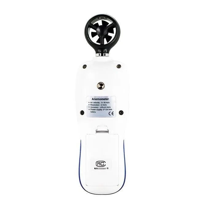 Цифровий анемометр WINTACT WT82 0,3-30 м/с пластик 105х40х15 мм