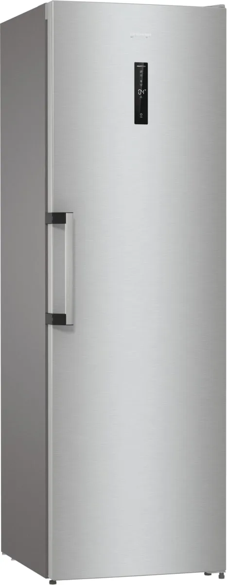 Холодильна камера Gorenje, 185x60x66 см, об'єм 398 л, клас енергоспоживання А++, LED-дисплей, зона свіжості, матова нержавіюча ста