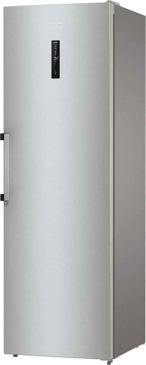 Холодильна камера Gorenje, 185x60x66 см, об'єм 398 л, клас енергоспоживання А++, LED-дисплей, зона свіжості, матова нержавіюча ста