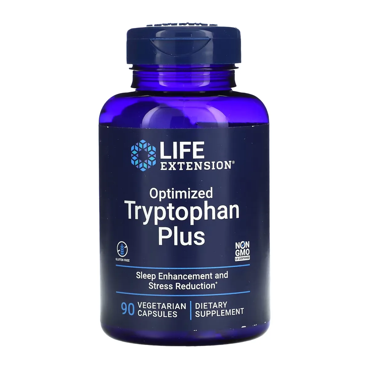 Оптимизированный триптофан плюс Life Extension 90 капсул без ГМО