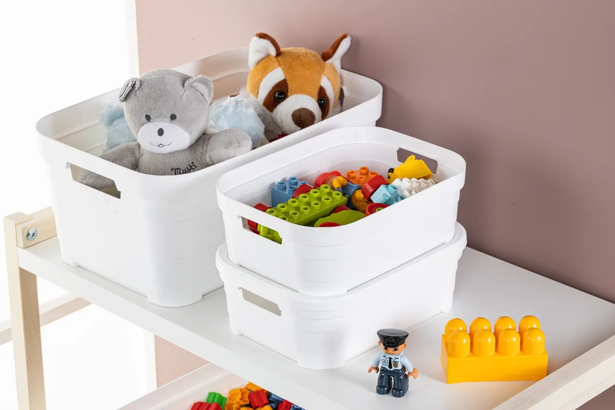 Кошик пластиковий Idea Home 36х24х16 5 см Білий