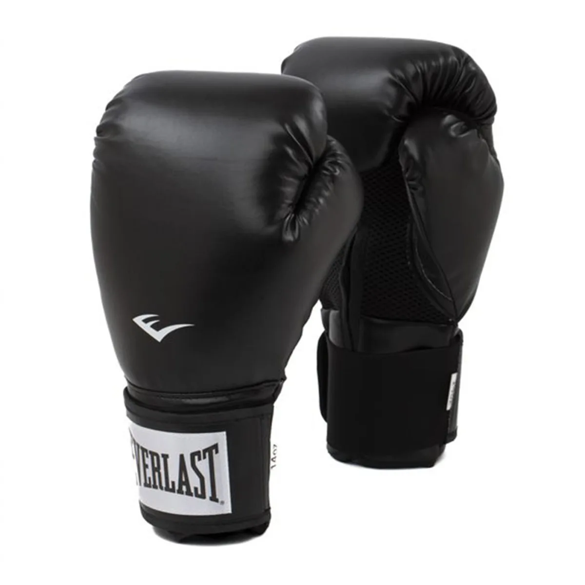 Боксерські рукавиці Everlast 100% Поліуретан 10 унцій чорні унісекс