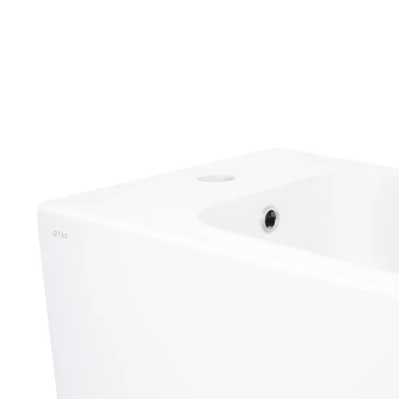 Біде підвісне Qtap Crow 485х360х290 мм кераміка біла