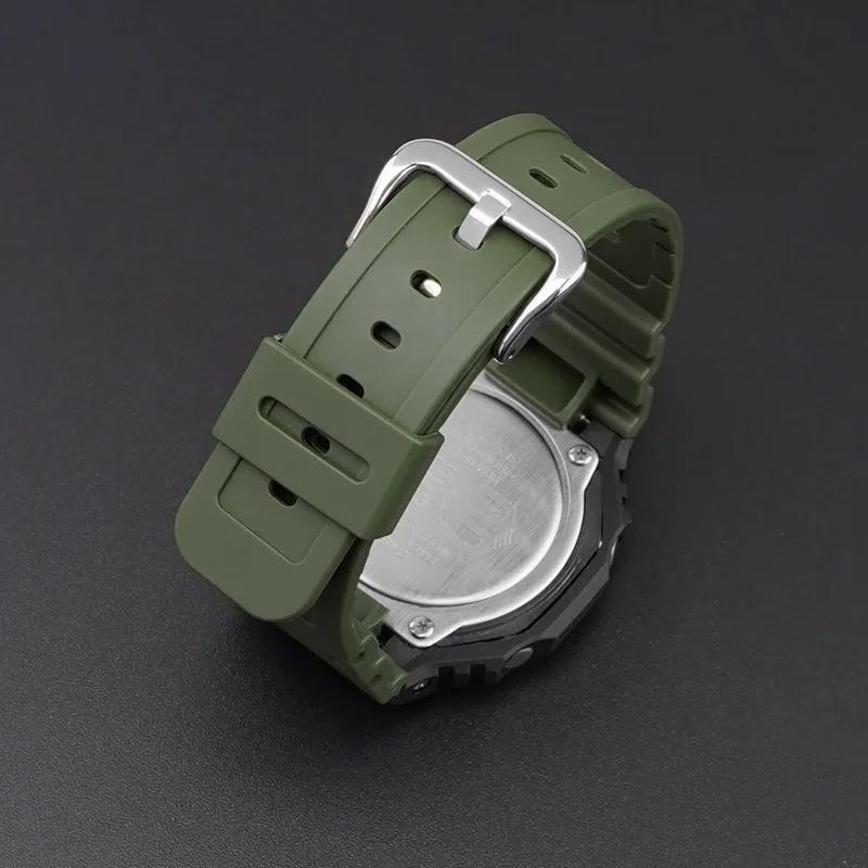 Ремінець Casio полімерний 20,2 см 16 мм темно-синій