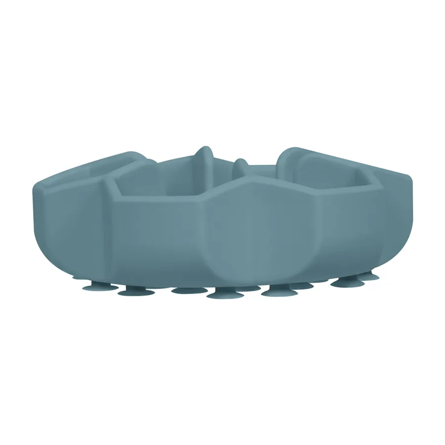 Миска для повільного харчування WAUDOG Silicone 750 мл силіконова сірий