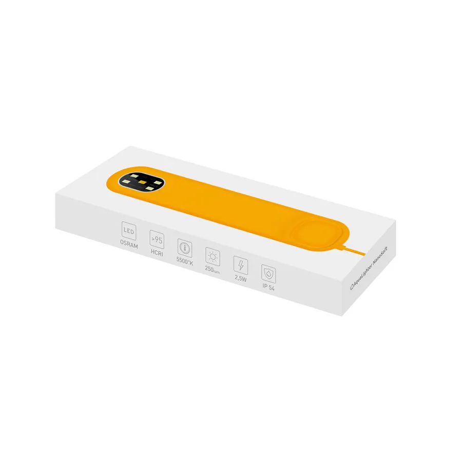 Світлодіодний світильник AquaLighter Nano Soft 19x3,5 см Soft Touch жовтий 5500K 250 люм