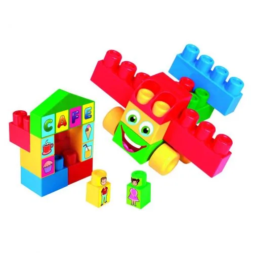 Конструктор Big Blocks 26 ел. Wader будівельний набір для дітей іграшка для творчості та розвитку